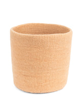 Light beige felt basket