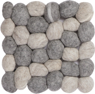 Ernie pattern square felt ball